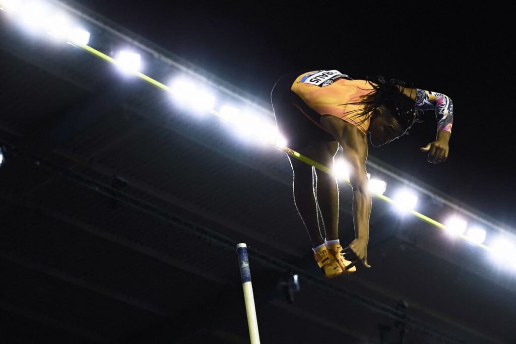 Emmanouil Karalis, salto con l'asta - Foto Xinhua/ABACA / IPA