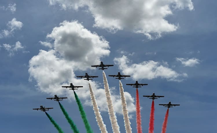 Frecce tricolori Gran Premio d'Italia - Foto Antonio Fraioli