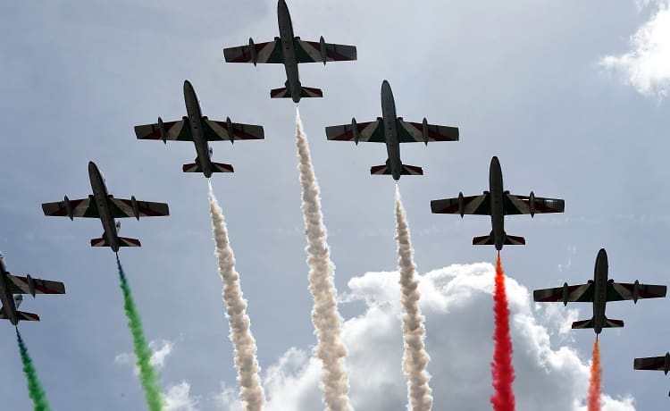 Frecce tricolori Gran Premio d'Italia - Foto Antonio Fraioli