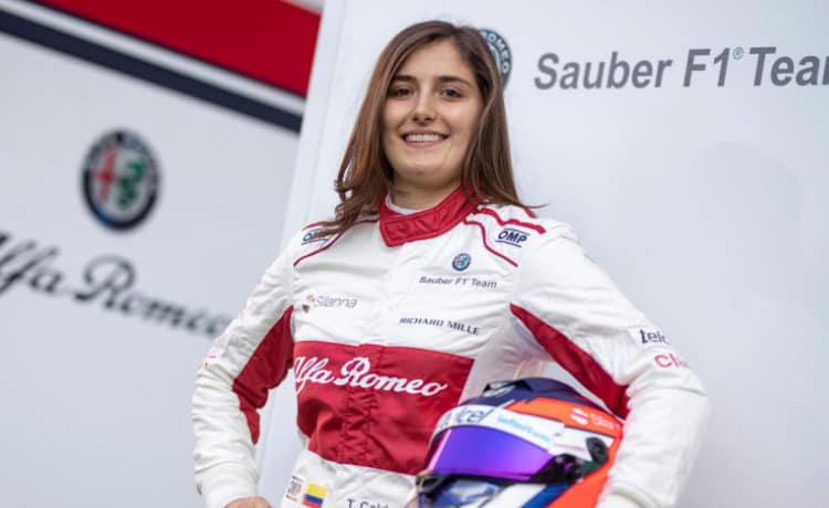 Tatiana Calderon - Foto profilo Twitter ufficiale Sauber