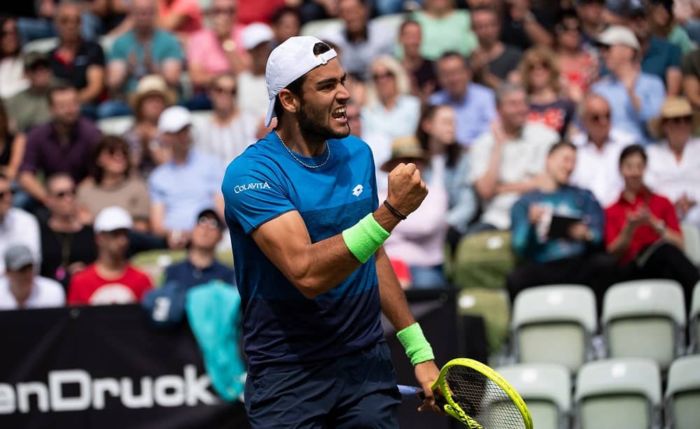 Atp Halle 2019 Berrettini Regola Basilashvili Con Un Doppio 6 4 E Trova Seppi Al Secondo Turno