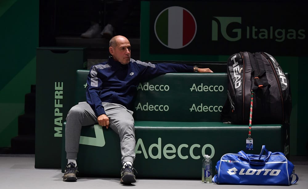 Corrado Barazzutti, Finali Coppa Davis 2019 - Foto Ray Giubilo