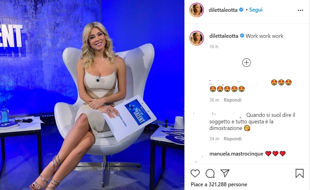 Diletta Leotta, foto instagram