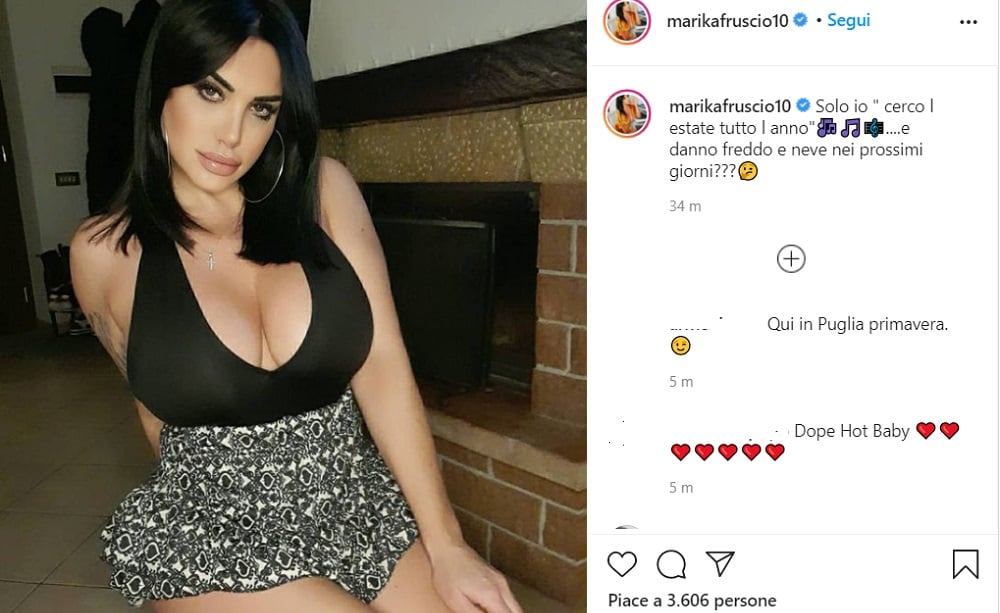 Marika Fruscio - Foto instagram