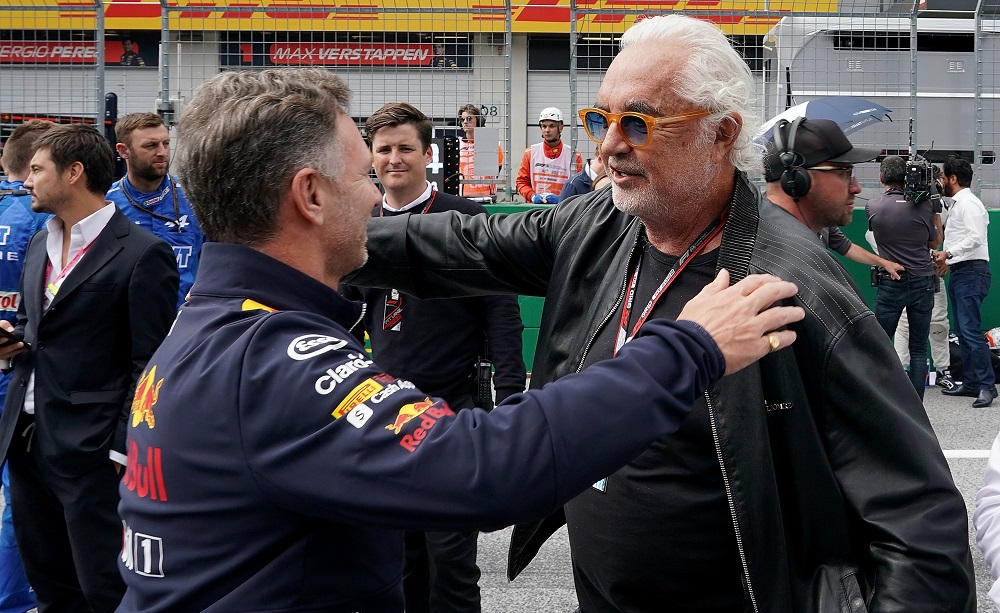 Christian Horner e Flavio Briatore