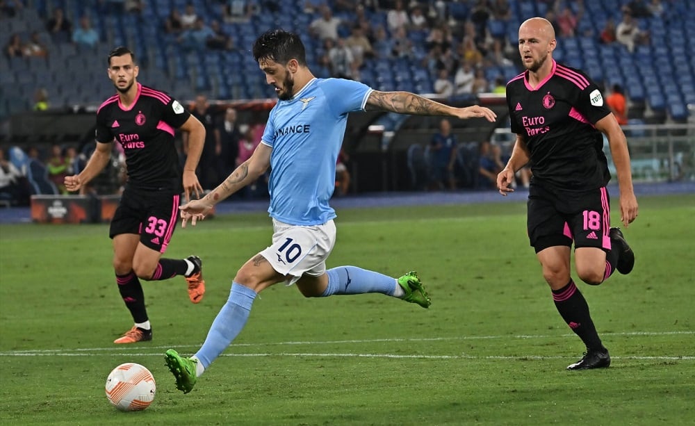 Luis Alberto Lazio-Feyenoord Foto Antonio Fraioli