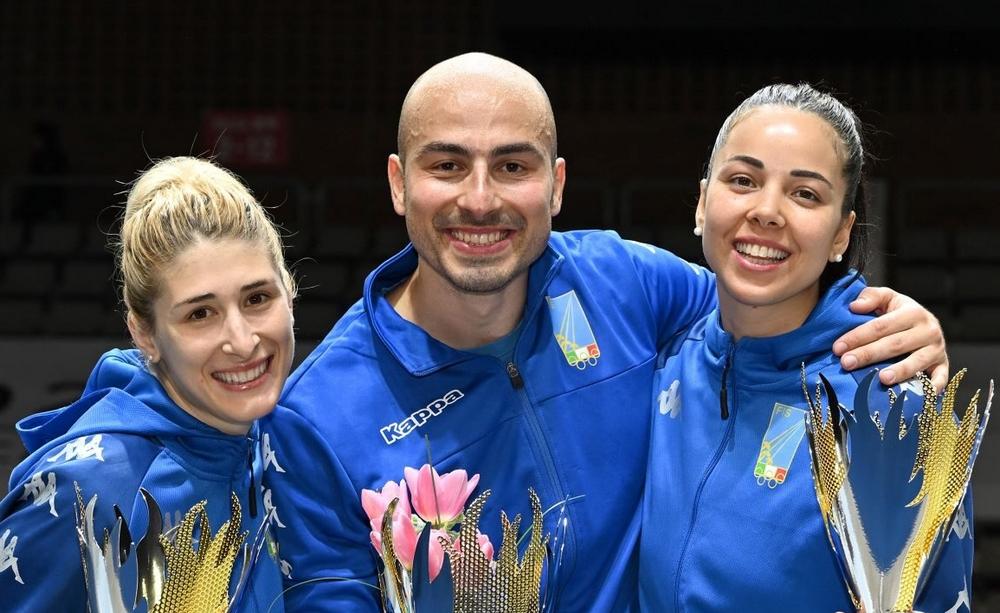 Martina Sinigalia, Alessio Foconi ed Alice Volpi