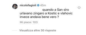 Nicolò Fagioli instagram