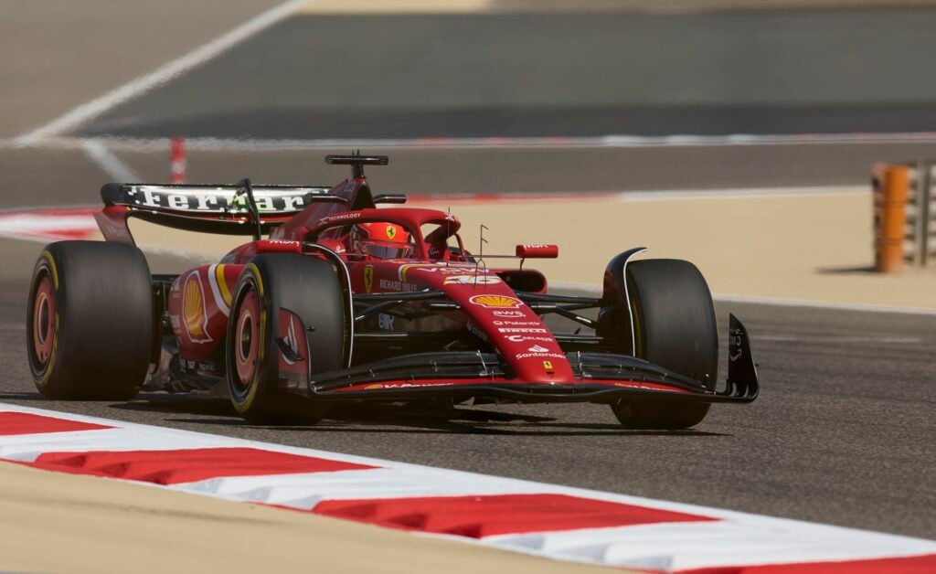 F1 Test Bahrain 2024 Leclerc Col Miglior Tempo Poi Lo Stop   Charles Leclerc 2024 1 1024x628 