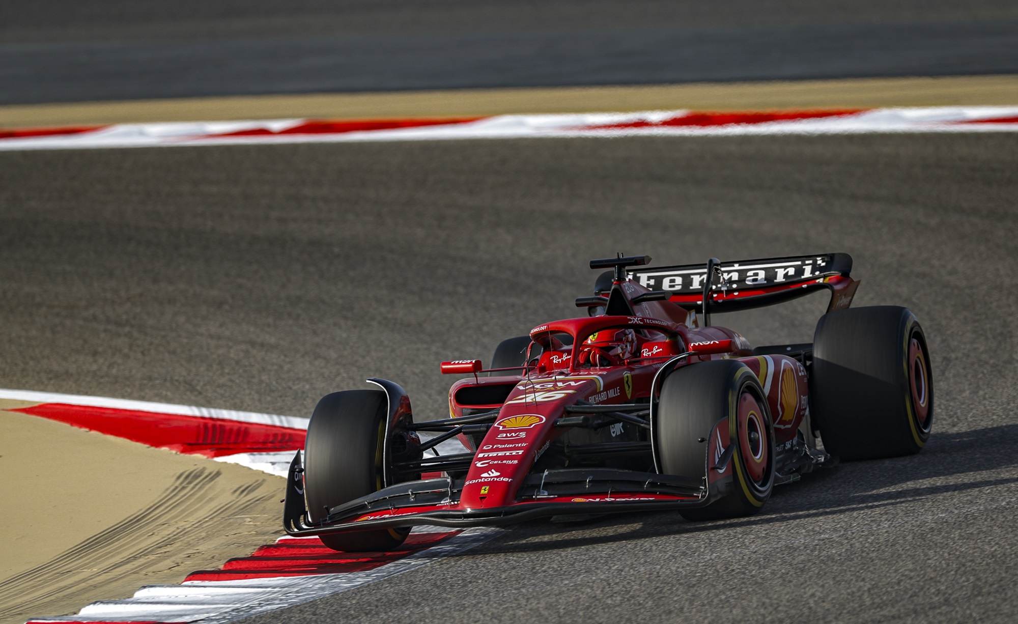 F1 risultati test Bahrain 2024 Leclerc miglior tempo nel day3 e bel