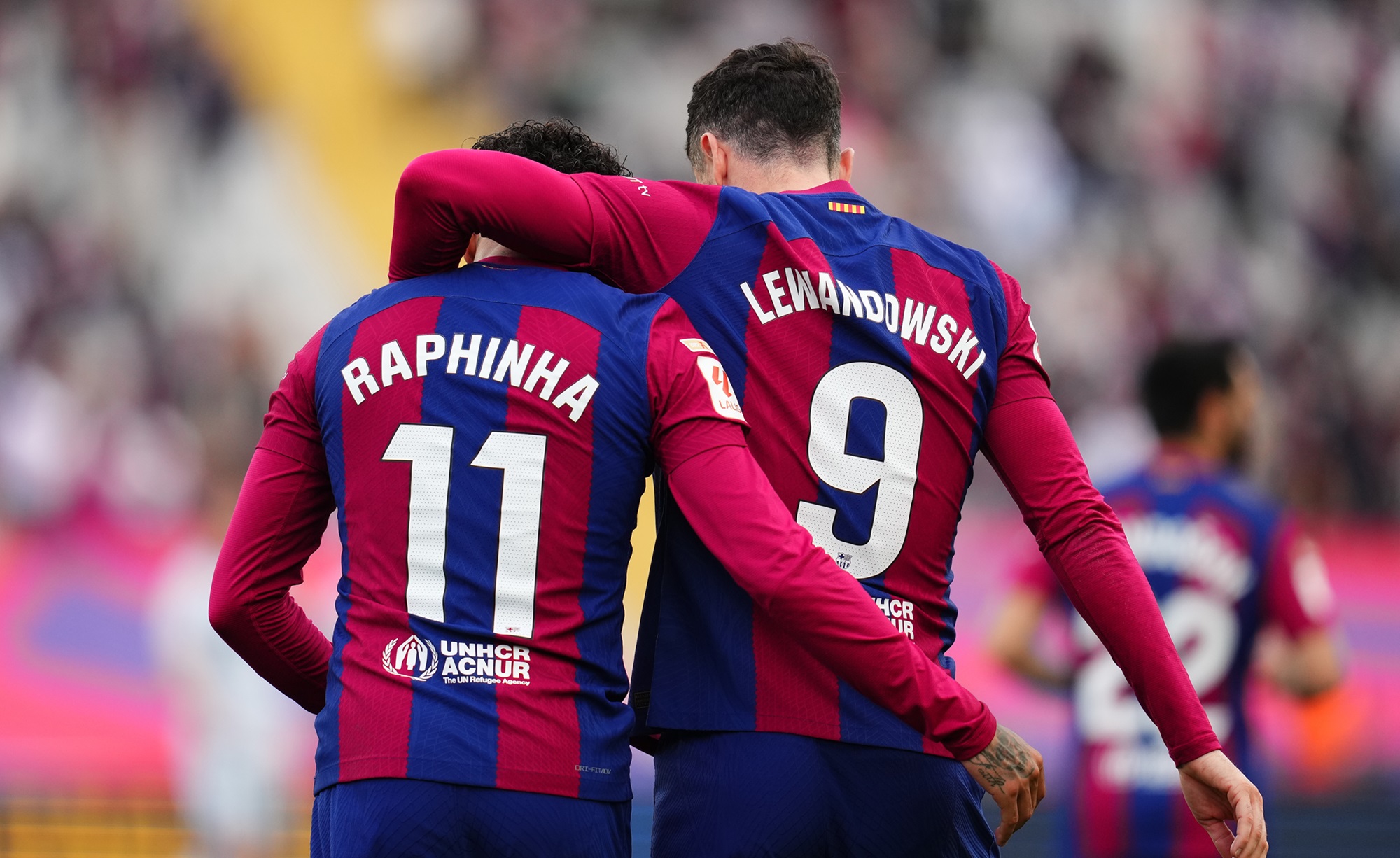 Raphinha e Lewandowski