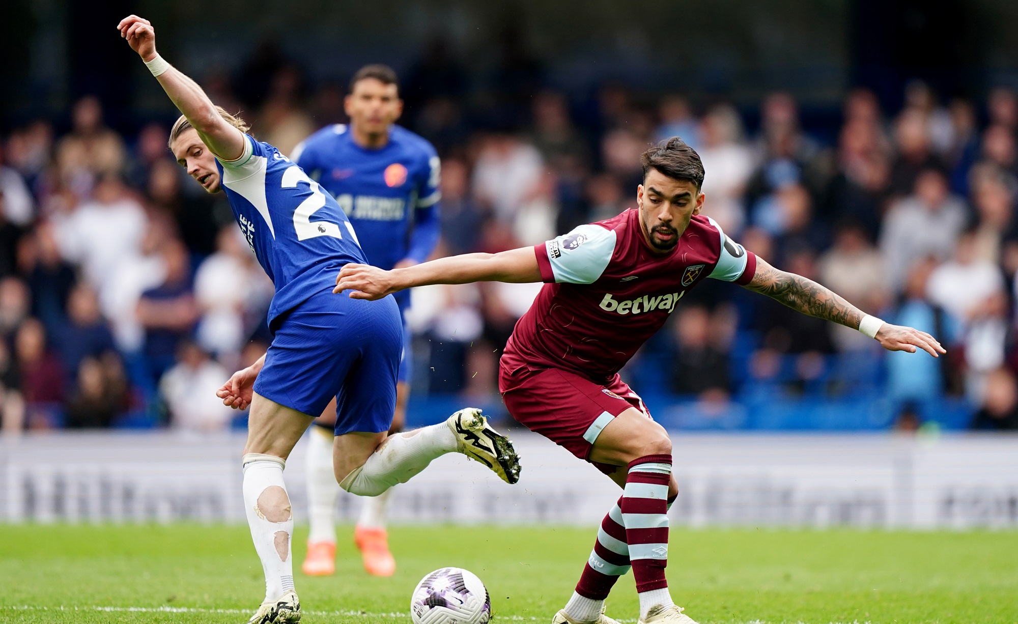 Conor Gallagher e Lucas Paquetà, Chelsea-West Ham