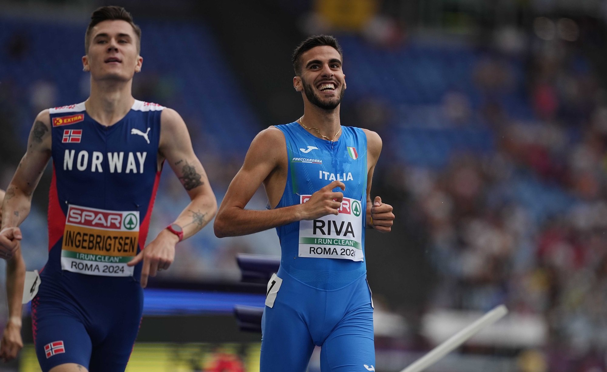 Jakob Ingebrigtsen e Federico Riva, Europei atletica Roma 2024