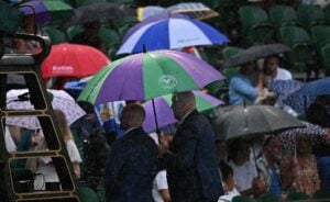 Pioggia Ombrelli Wimbledon