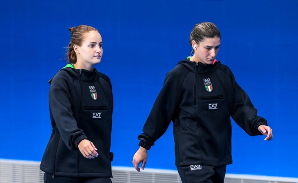 Tuffi Chiara Pellacani ed Elena Bertocchi Olimpiadi Parigi 2024 - Foto Andrea Staccioli/DBM