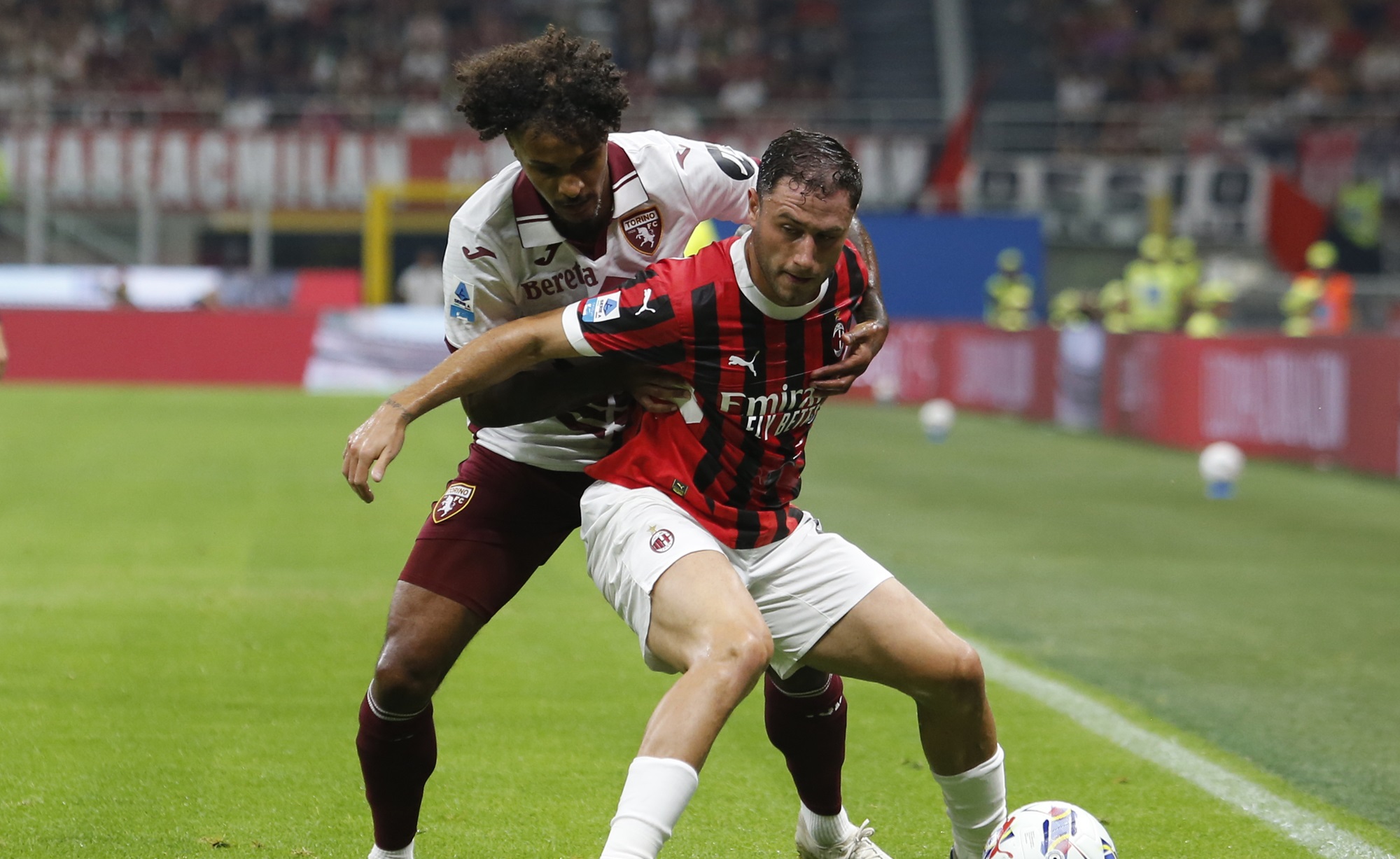 Davide Calabria, Milan-Torino