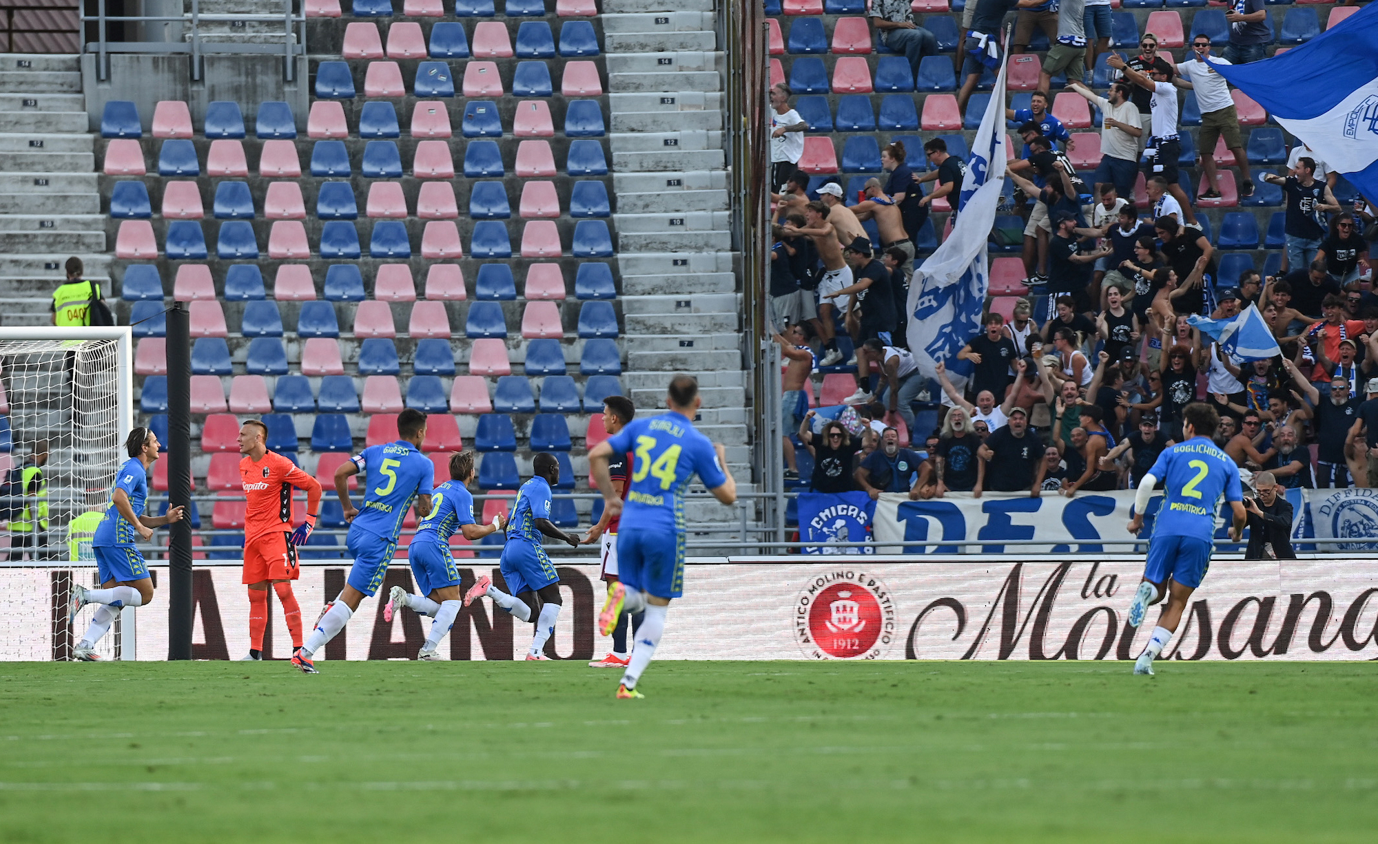 Emmanuel Gyasi esultanza Empoli