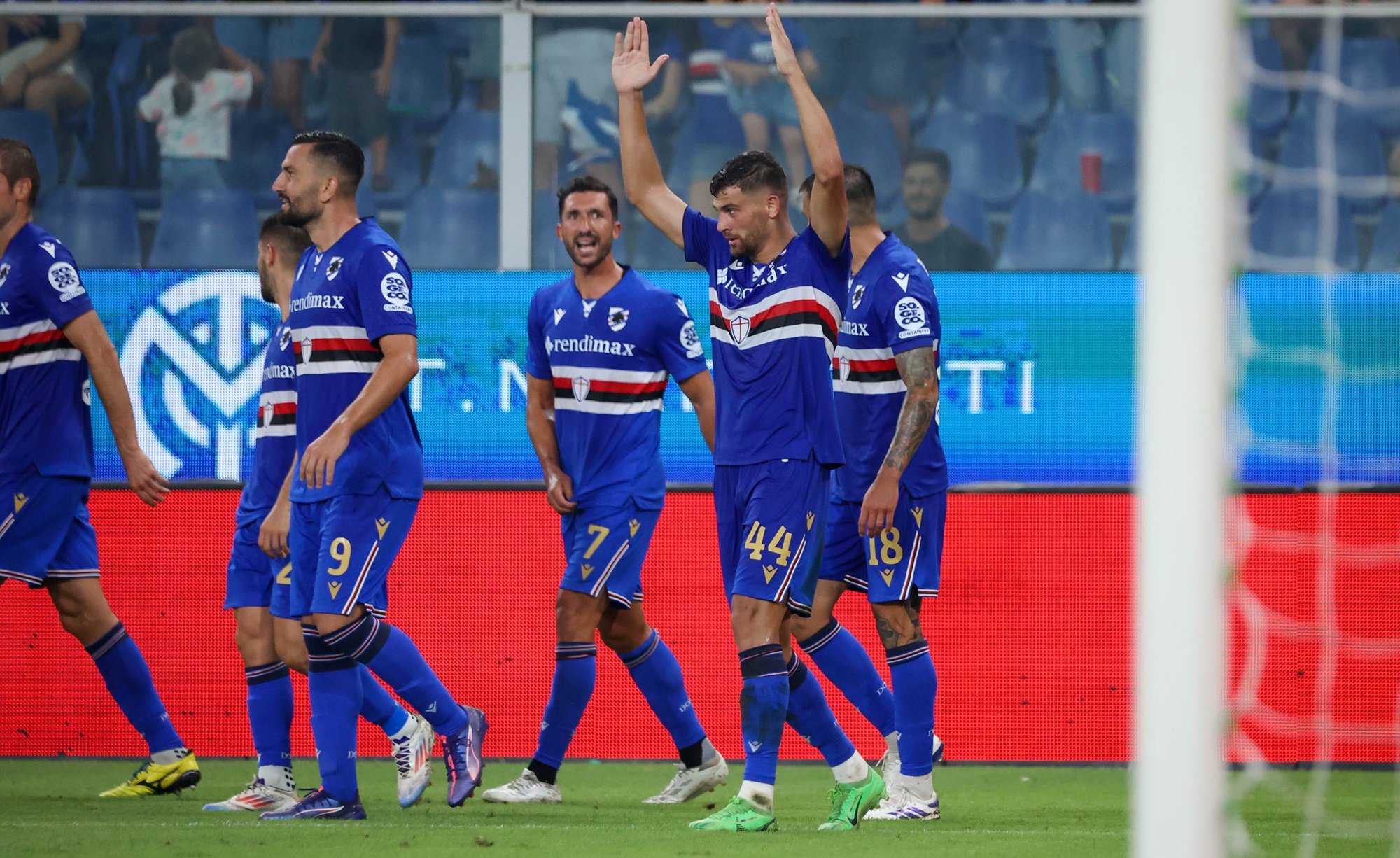 Esultanza Sampdoria