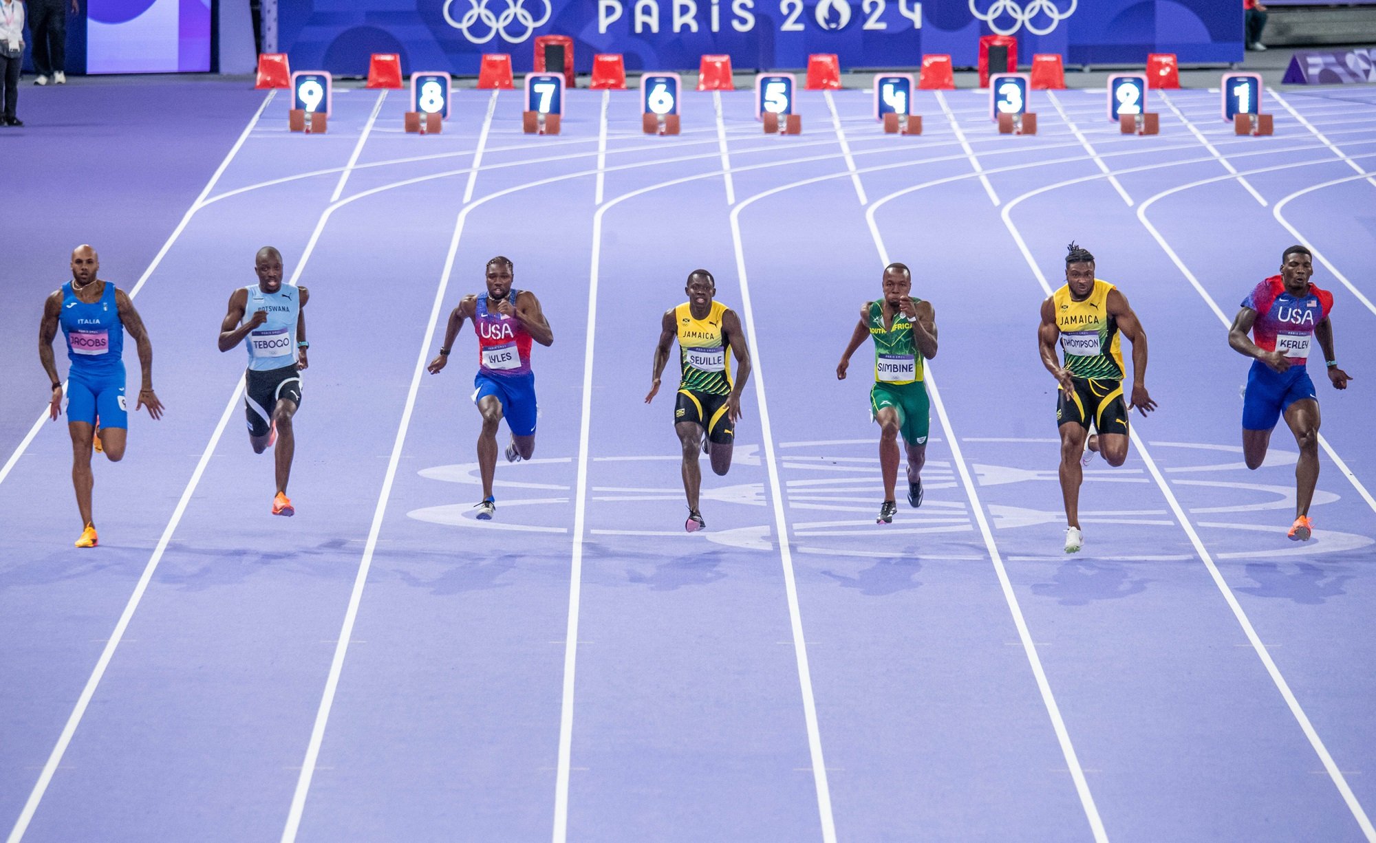 Finale 100 metri Parigi 2024