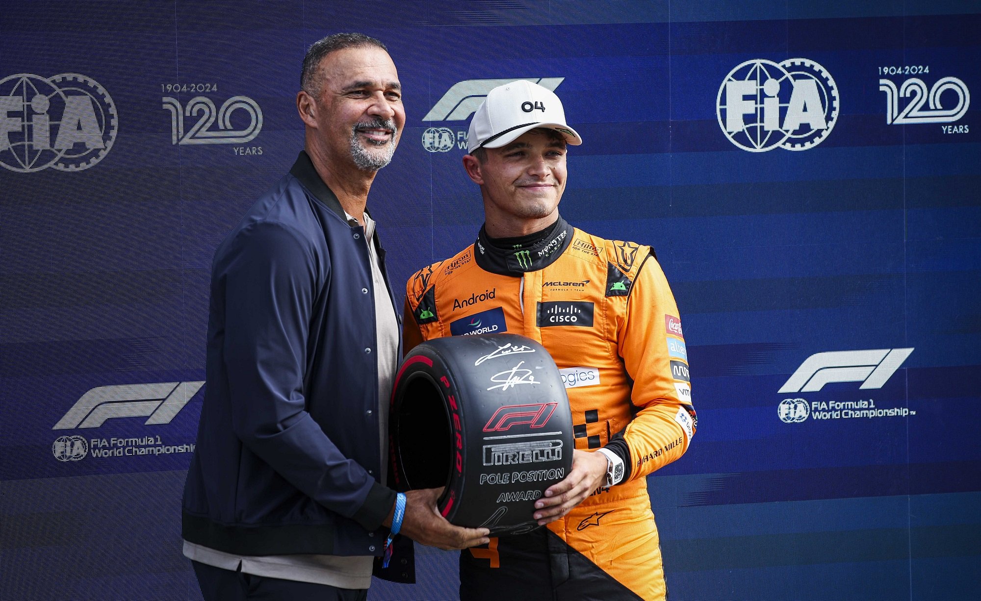 Lando Norris e Ruud Gullit