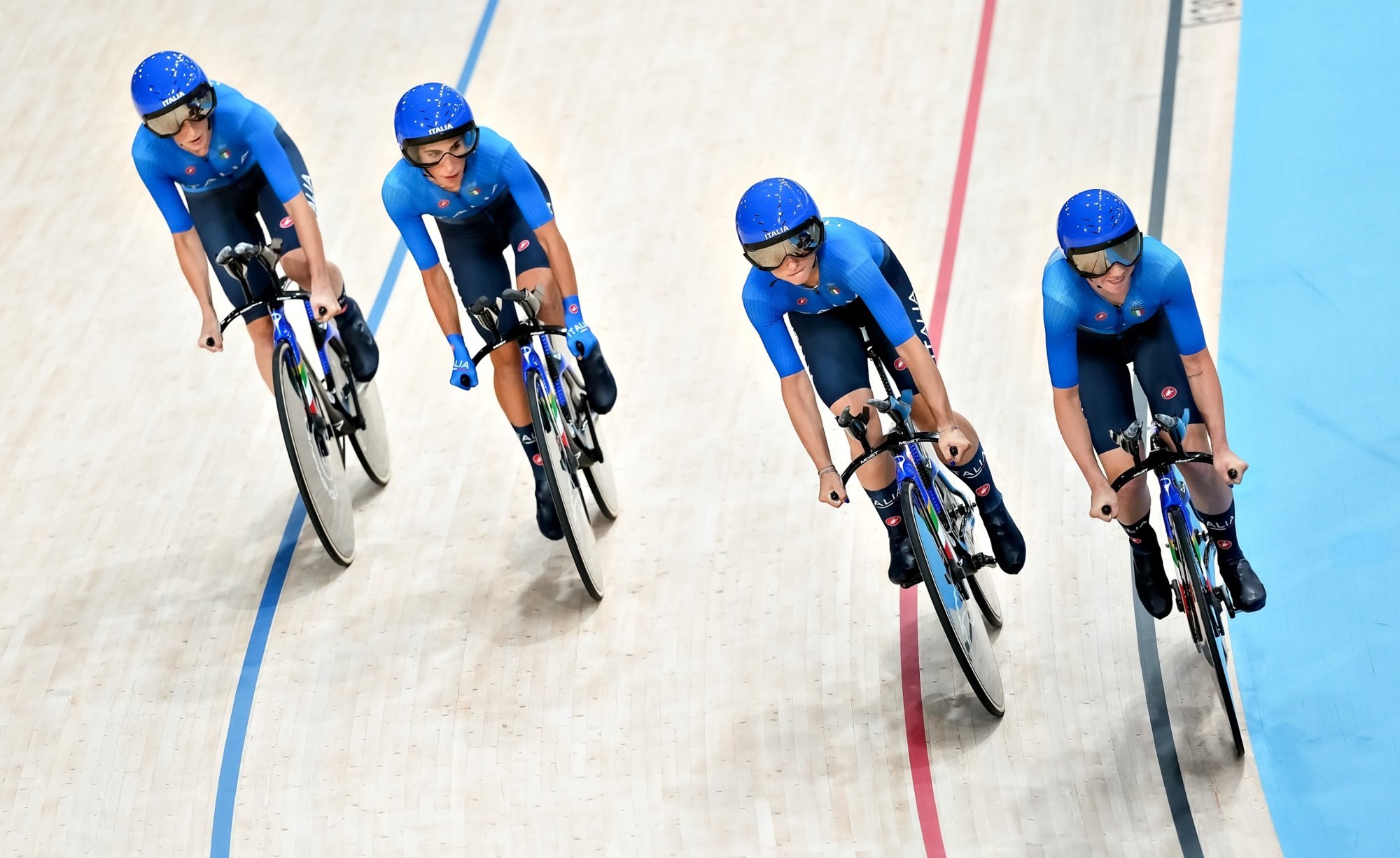 Elisa Balsamo, Chiara Consonni, Martina Fidanza e Vittoria Guazzini