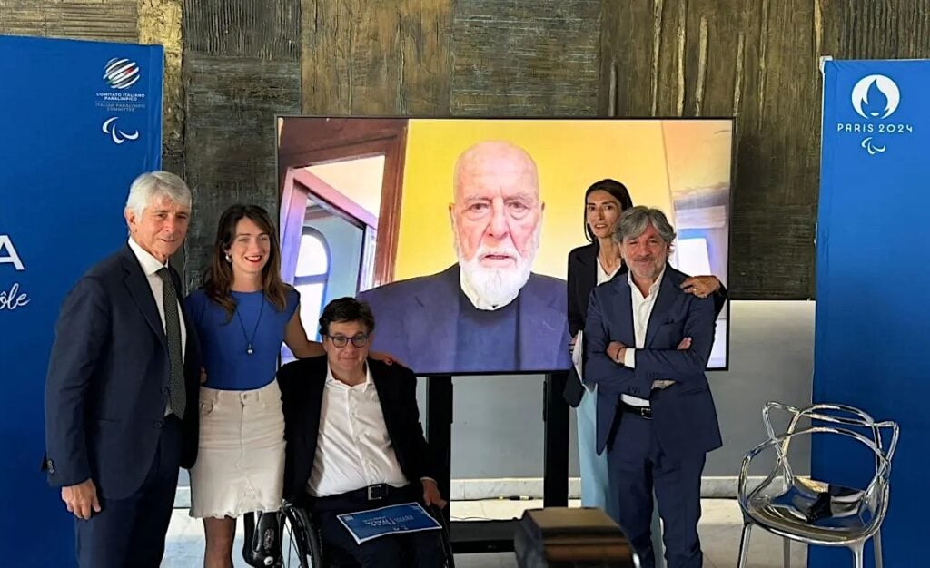 Andrea Abodi, Martina Caironi Luca Pancalli e Juri Stara