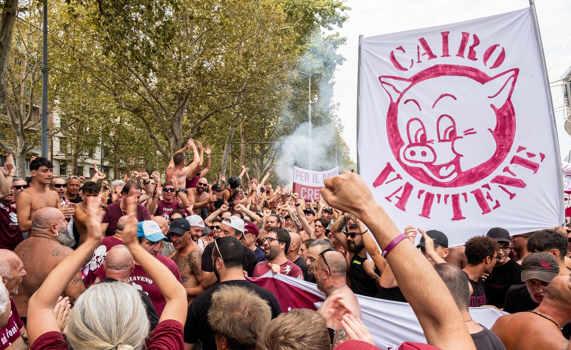 Tifosi Torino protesta