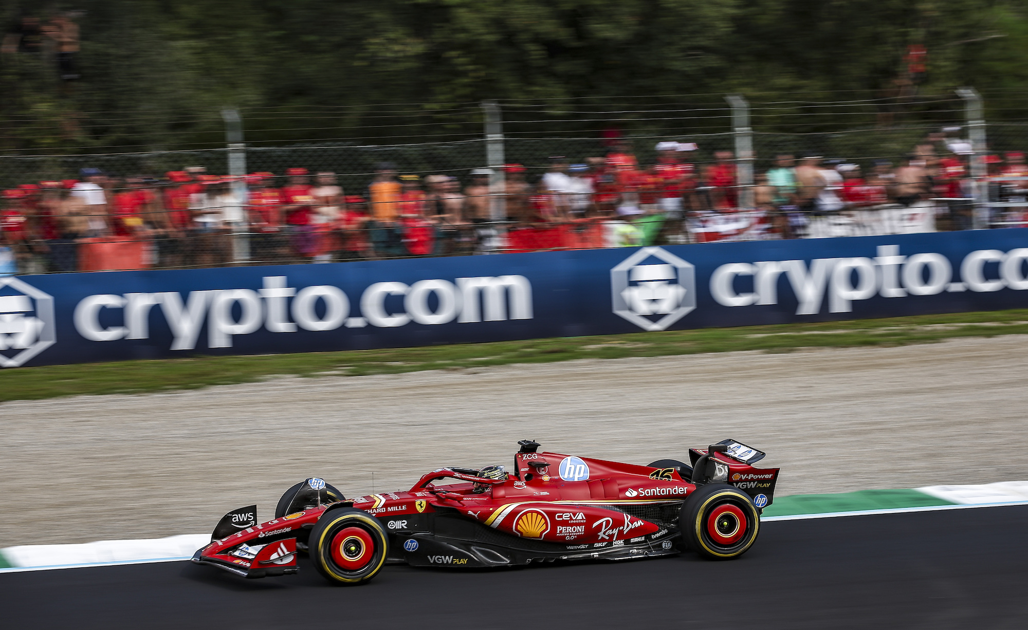 Charles Leclerc Monza Ferrari