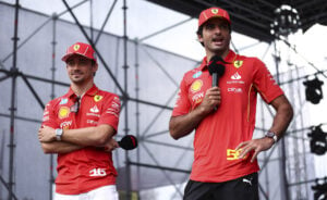 Charles Leclerc e Carlos Sainz Ferrari