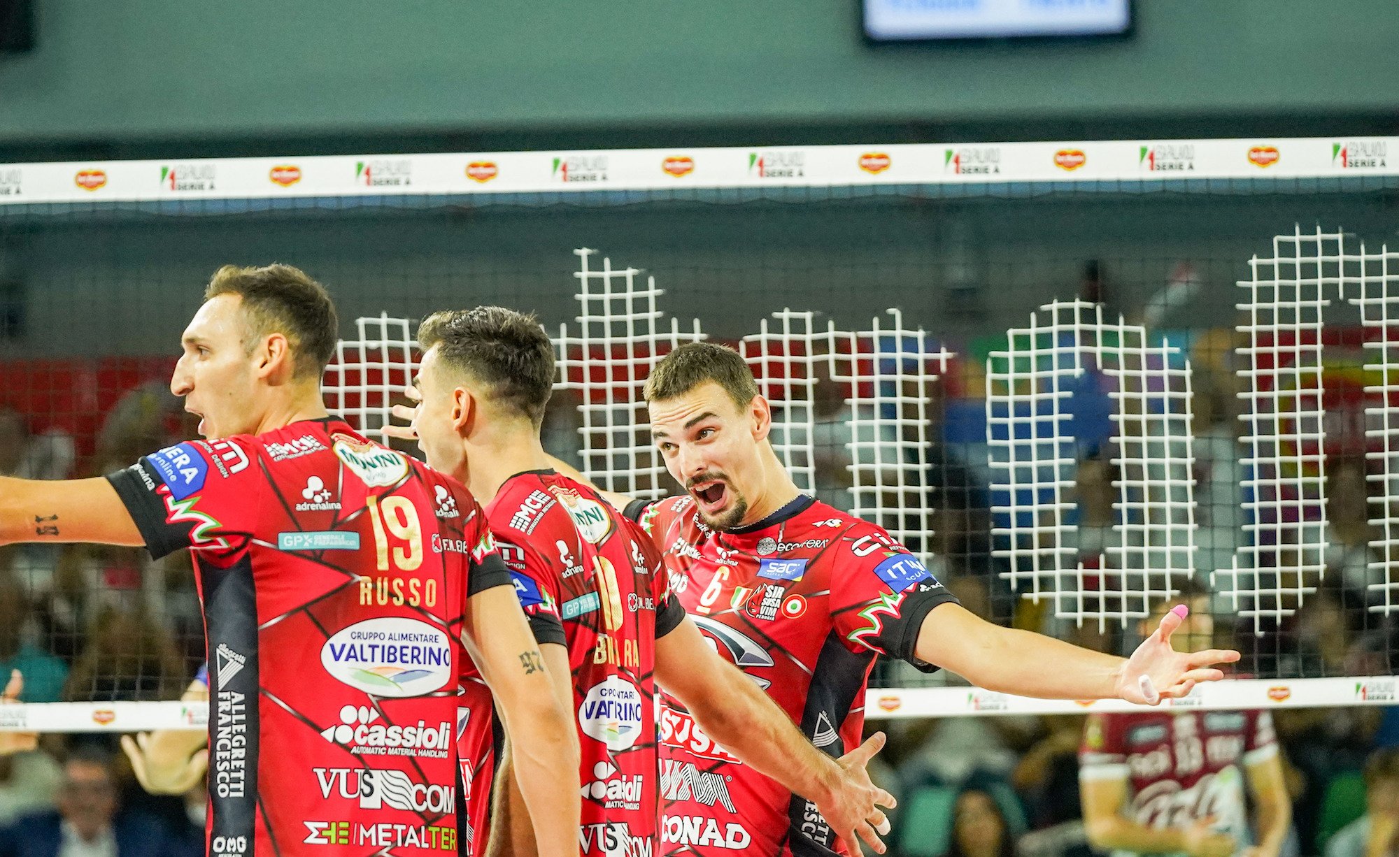 Esultanza Perugia volley