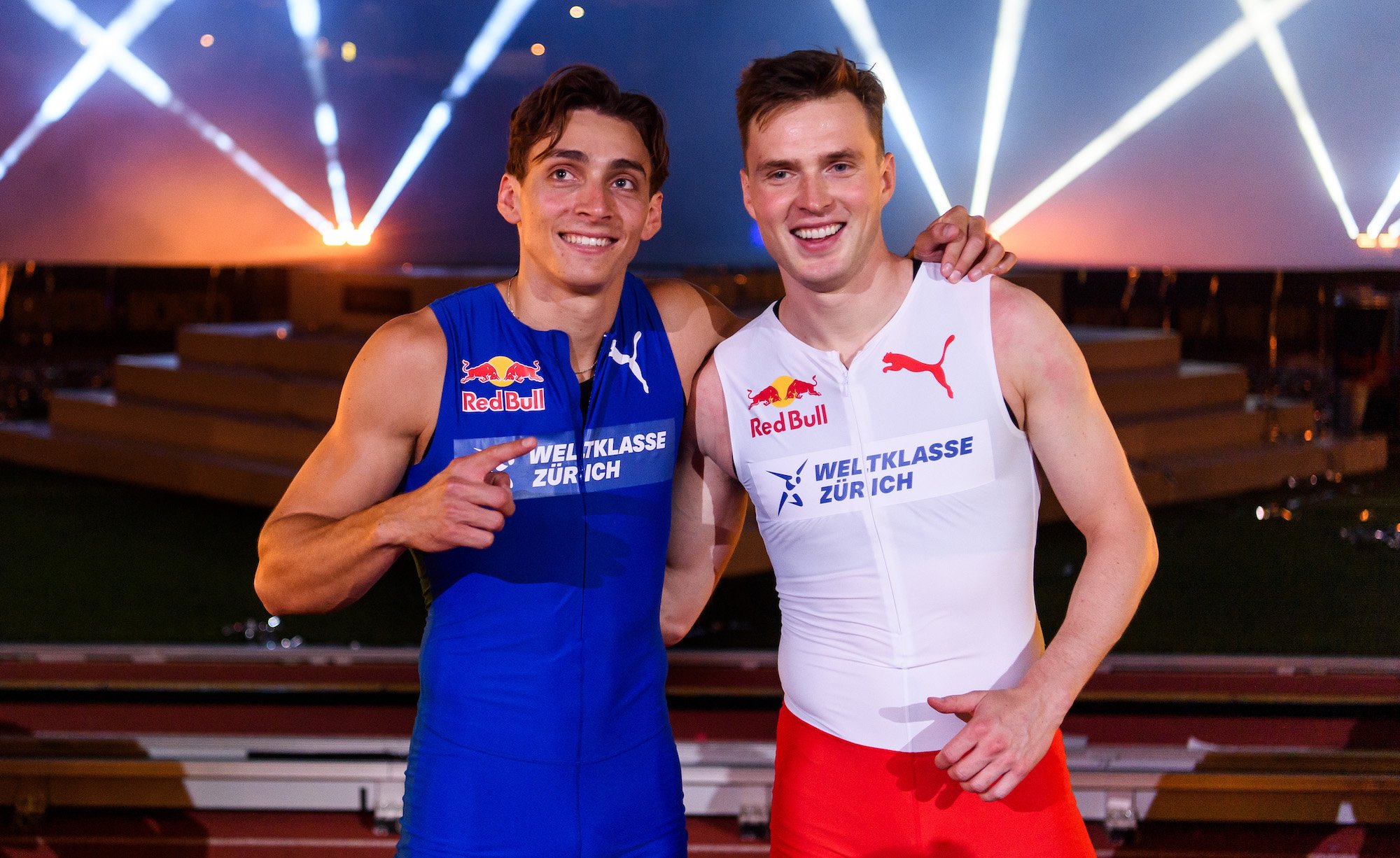 Mondo Duplantis e Karsten Warholm