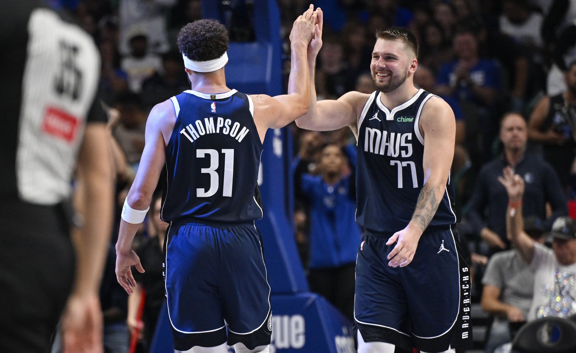 Klay Thompson e Luka Doncic, Dallas Mavericks