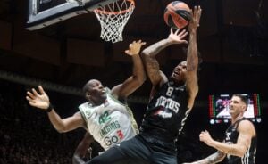 Bryant Dunston e Will Clyburn, Zalgiris-Virtus Bologna