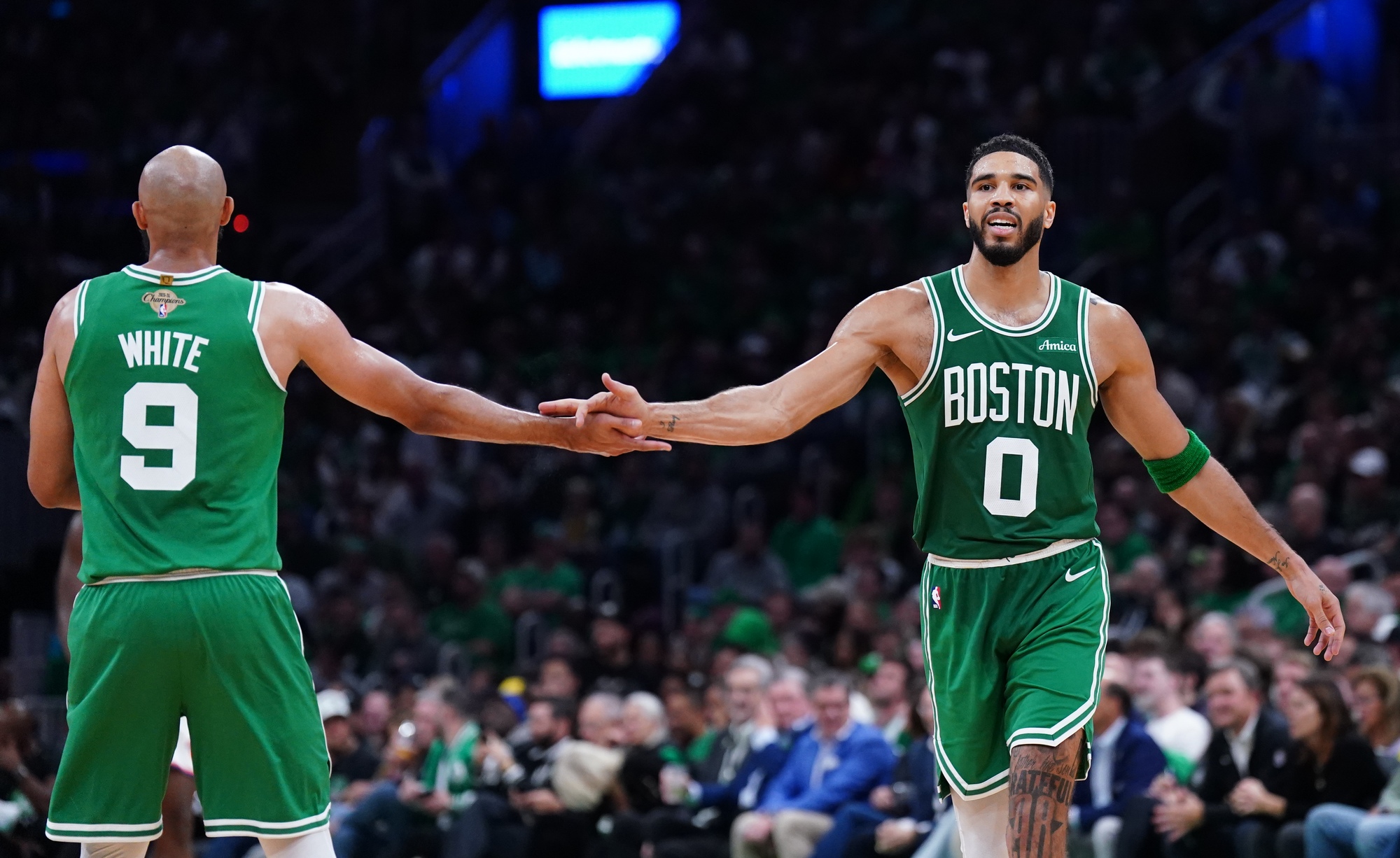 Derrick White e Jayson Tatum, Boston Celtics