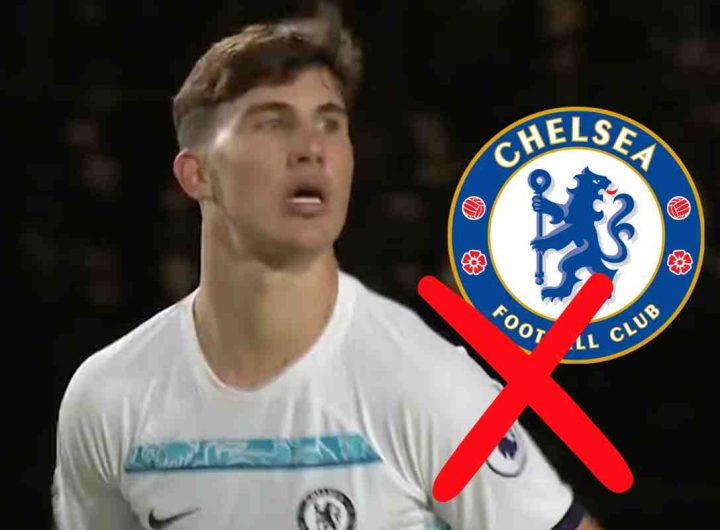 Cesare Casadei centrocampista del Chelsea