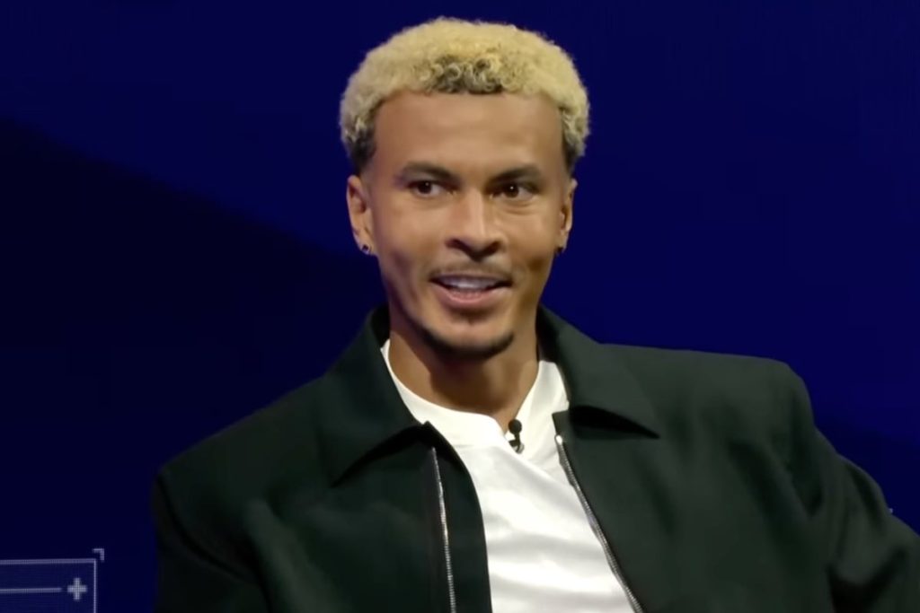 Dele Alli in un programma a Sky