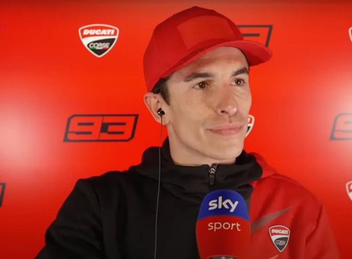 Marc Marquez intervistato a Sky