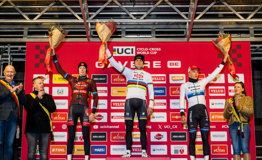 Michael Vanthourenhout, Mathieu Van Der Poel e Thibau Nys