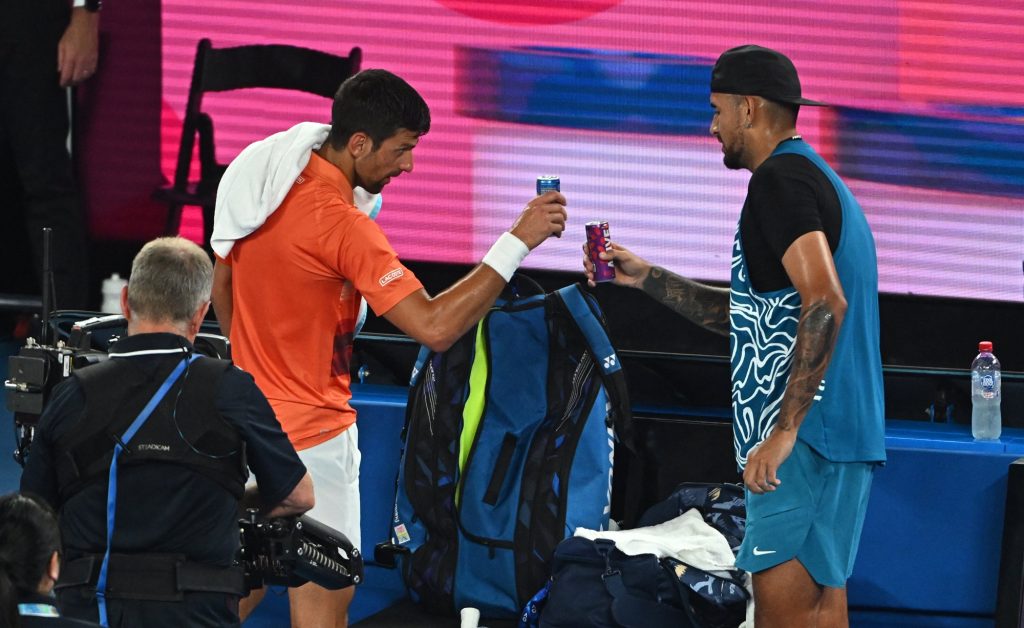 Novak Djokovic e Nick Kyrgios