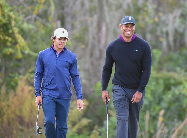 Tiger e Charlie Woods