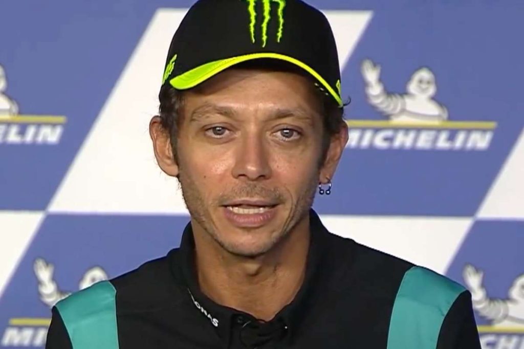 Valentino Rossi in conferenza stampa