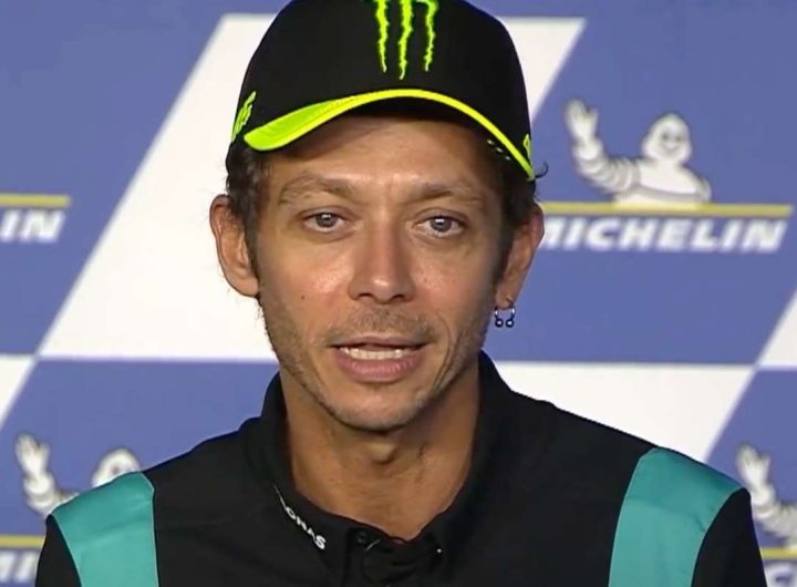 Valentino Rossi in conferenza stampa