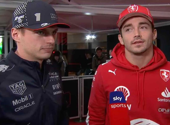 Verstappen e Leclerc intervistati