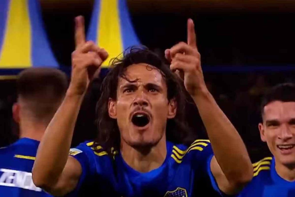 Edinson Cavani, attaccante del Boca Juniors