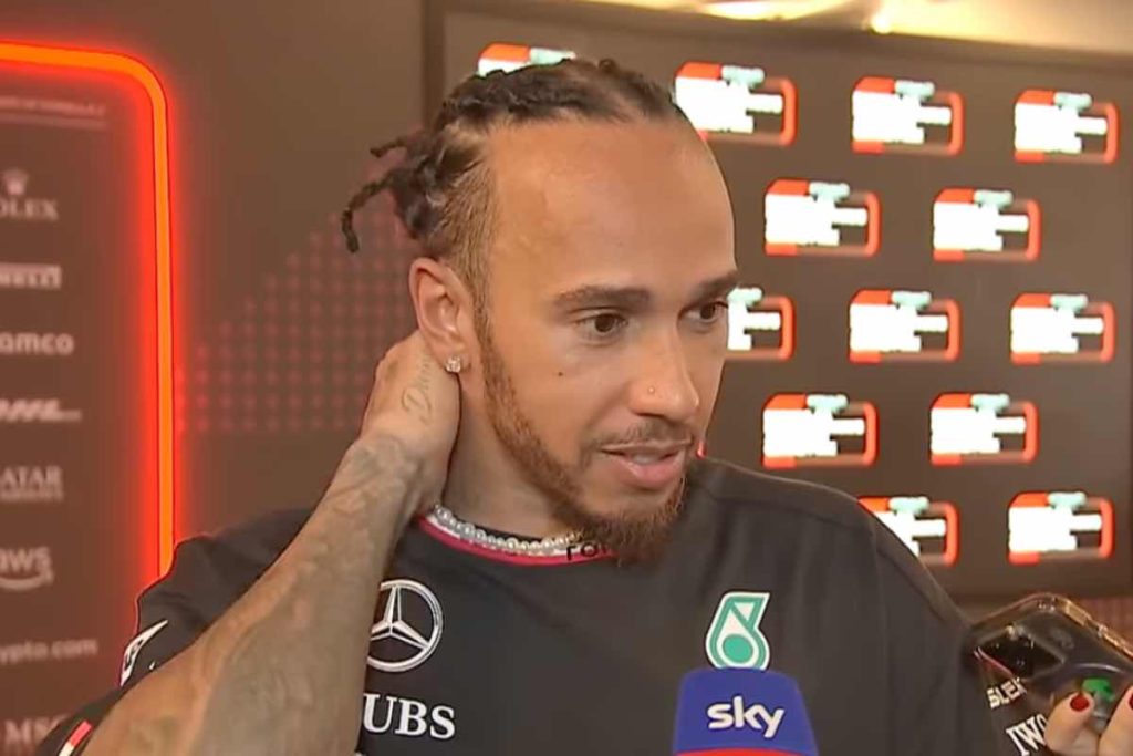 Lewis Hamilton intervistato a Sky