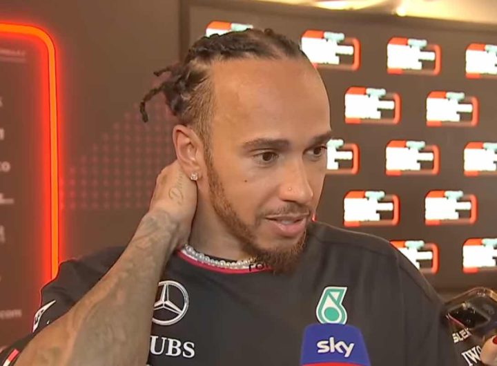 Lewis Hamilton intervistato a Sky