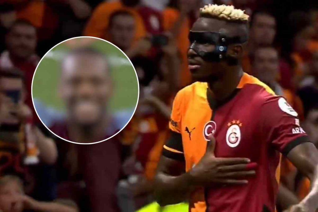 Victor Osimhen attaccante del Napoli in prestito al Galatasaray