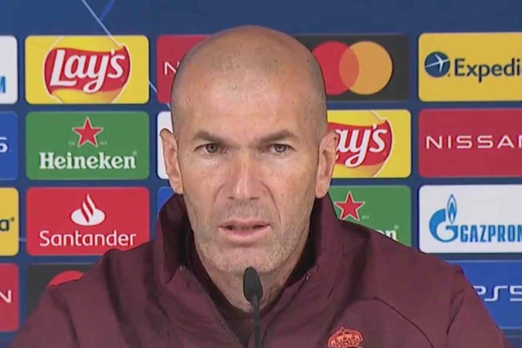 Zinedine Zidane, ex allenatore del Real Madrid