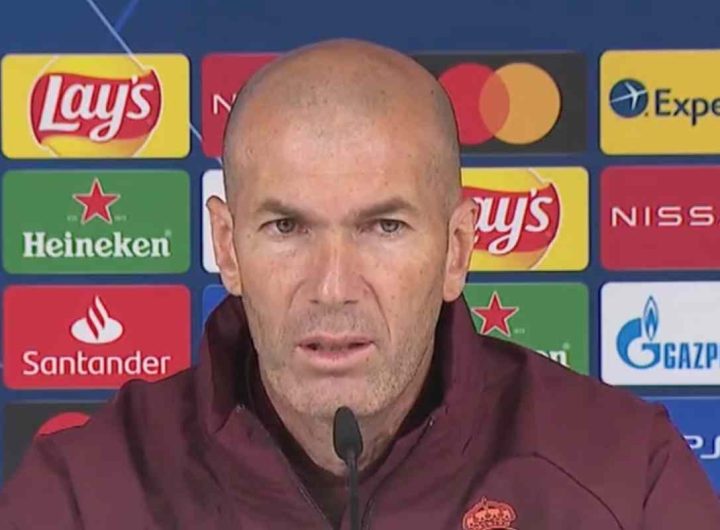 Zinedine Zidane, ex allenatore del Real Madrid