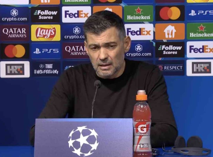 Conceicao in conferenza dopo Dinamo-Milan